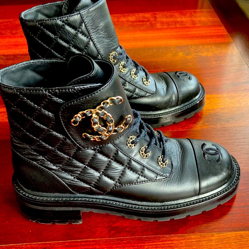 Chanel Combat Boots Fall 2020
